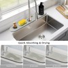 Faucet Mat for Kitchen Sink, Diatomite Fast Drying Stone Sink
