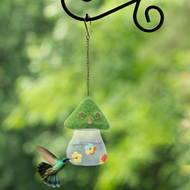 Hummingbird Feeders for Outdoors - Bird Feeder for Garden | Leak-Proof No Drip Easy Clean Feeding Supplies for Deck Window Patio Backyard