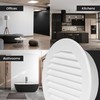 4'' Inch / 100 mm Plastic Vent Cover Black -
