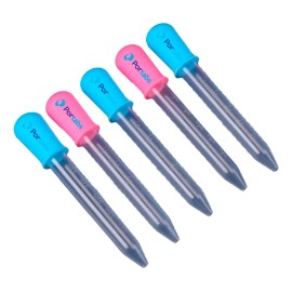 portabs 5 Pipetas Cuentagotas Liquidas De Silicona Para Niños Gotero Color Colorido