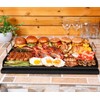 Nonstick Cast Iron Griddle for Gas Grill Nanoceramic Stove Top