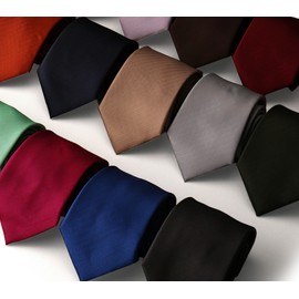 KYULM7 Men's Necktie, Waterproof, Cool, Spring, Summer, Autumn, Winter, Stylish, Solid, Breathable, Work, Business, Weddings, School Entrance Ceremonies, Graduations, Work, Shiny, Father's Day, New