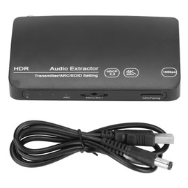 HDR HD Multimedia Interface Sound Extractor HD 4K 60Hz RCA HD Multimedia Interface Bluetooth Transmitter for TV PC