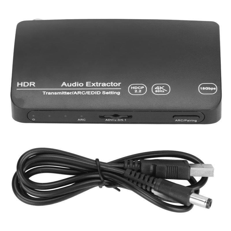 HDR HD Multimedia Interface Sound Extractor HD 4K 60Hz RCA