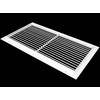 24"w X 12"h Aluminum Adjustable Return/Supply HVAC Air Grille -