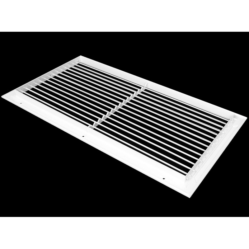 24"w X 12"h Aluminum Adjustable Return/Supply HVAC Air Grille -