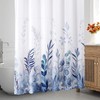 REZAYMRS Cornflower Shower Curtain with 12 Hooks, 72''x72'' Waterproof Polyester