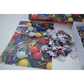 Parachute Puzzles A Caddy's Mess - Puzzle de 1000 piezas, accesorios de golf para adultos