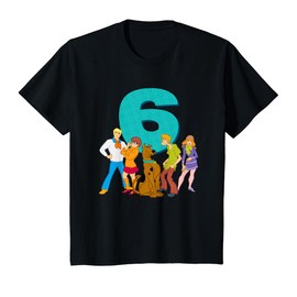 Kids Scooby-Doo 6th Birthday This Meddling Kid is 6 T-Shirt