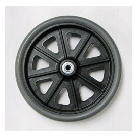 Nova Medical Wheel: 8-In. Nova Zoom Rolling Walkers (each) - FITS MODELS 4212/4218/4220/4222/4224 (DARKER GREY WHEEL)