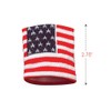 ArtCreativity American Flag Wrist Sweatbands, Set of 2, USA Flag