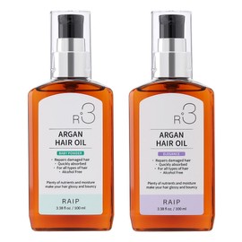 LIIP R3 Argan Oil Hair Essence Baby Powder + Elegance, 100ml, 2 pcs / 라입 R3 아르간오일 헤어에센스 베이비파우더+엘레강스, 100ml, 2개