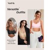Vertvie Plus Size Full Coverage Wireless Supportive Comfortable Bra Back