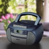 JENSEN CD-550BT-BK Portable Stereo Bluetooth CD Cassette Recorder with AM/FM