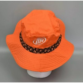 Miller Lite Baltimore Orioles Baseball Promo Giveaway Unisex Adult Bucket Beach Cap Hat
