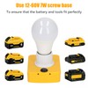 Portable Bulb Lamp Anti Slip PC 7W LED Work Light