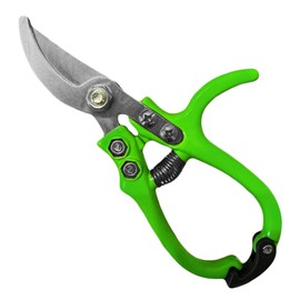 GARDEN GURU Ergonomic Garden Snips Clippers - Professional Hand Pruner Pruning Shear Scissors with Comfort Grip Handles for Gardening Trimming and Yard Work – High Carbon Steel