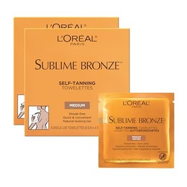 L'Oreal Paris Sublime Bronze Self-Tanning Body Towelettes, 6 Count