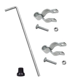 VIVIDA Gate Drop Rod 1-3/8" x 32", Heavy Duty Cane Bolt for Chain Link Fence, Drop Rod for Single or Double Gate, Chain Link Fence Parts, 1 Pack