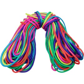 Paracord 0.16 inches (4 mm), Approx. 92.8 ft (31 m), Colorful Rope for Tents, Parachute Cord, Colorful Rope, Cord Parachute, Pet Collar, For Knitting, Crafts, Camping, Outdoor Use, 1 Piece Set