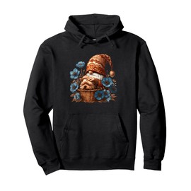 Yorkshire Terrier Gnome Dad For Flower Lover And Yorkie Mom Pullover Hoodie