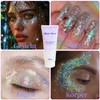 Festival Glitzer Gesicht Set, Body Glitter Gel*1 Glitzersteine Gesicht*3 Glitzersteine