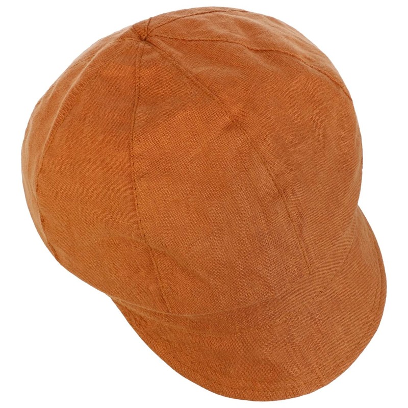Lipodo Millefleurs Cap Wendemütze Newsboy Reversible Floral Solid 100% Linen