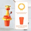 SooGree Kids Toothbrushes Holder Animal Tooth Cup Holder Wall Mounted