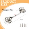 wodehahagou 3Pcs Hook and Eye Latch Door Latch Gate Hook