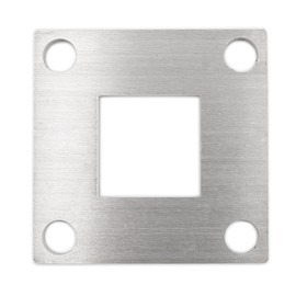 Stainless Steel Square Post Base Welded Plate for 1-1/2" x 1-1/2" Posts