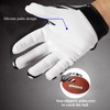 GOWISDOM Sport Youth Football Gloves, High Silicone Grip Receiver Gloves