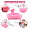 Generic SoPretti Pink Scalp Massage Brush Shampoo Scalp Massager -