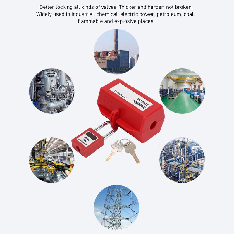 Plug Lock Box with Padlock 100?220V Electrical Plug Lockout Device