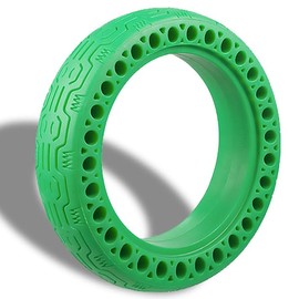 GYL 50/75-6.1 8.5x2.0 Solid Tire, 8 1/2x2 Replacement Tire Fit for Aovopro es80 Hover-1 Journey NAVIC T5 MOTORAUX Hurtle Xiaomi m365 Electric Scooter, 8.5x2.125 Inch Anti-explosion Wheel, Green