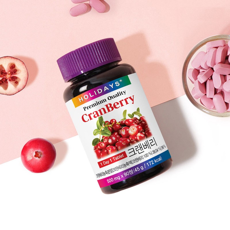 Holidays 2 bottles of Holidays Cranberry Tablets (90 tablets) (6
