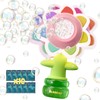 Rechargeable Flower Bubble Guns for Kids W/LED Lights & 10