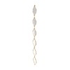 Deco 79 Metal Room Wall Mirror Slim Stacked Chain 6