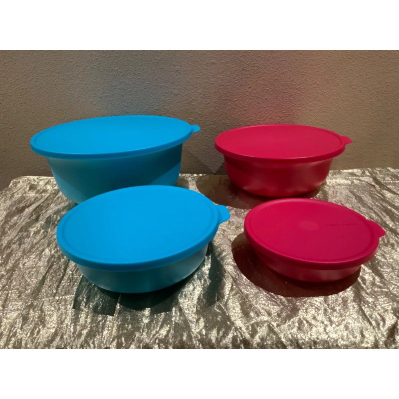 Tupperware New Tupperware Set of 4 Aloha Nesting Bowls with