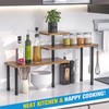 JayRex Countertop Organizer Organization, 3 Tier Moveable Corner Shelf Organizer