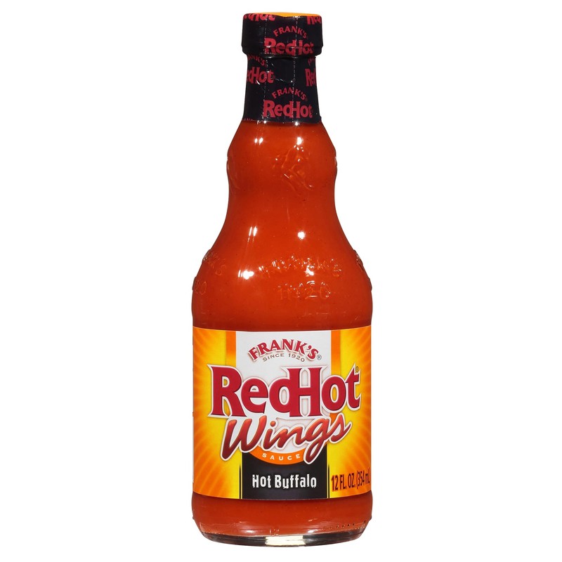 Frank's RedHot Hot Buffalo Wings Hot Sauce, 12 fl oz