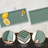 ZJWZLG 2PCS11.8 * 5.9in Green Bar Mat, Prevent Cups and