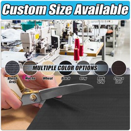 Amagenix 90% Shade Fabric Sun Shade Cloth with Grommets, 6' x 10' Pergola Replacement Shade Cover Canopy for Garden Outdoor Patio, Dark Grey (We Make Custom Size)