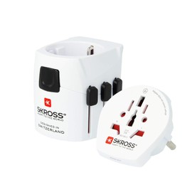 Skross World Travel Adapter PRO Light – World | 1.103160 | White