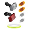 HSIXHAF Bicycle Reflectors Front and Rear, 7 Pieces Bicycle Reflector