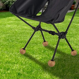 Outdoor Chair Foot Protectors - Shock-Absorbing Moon Chair Foot Protectors - Moon Chair Foot Protective Cover for Fishing, Adventure, Hiking