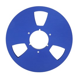 Empty Tape Reel Replacement 10 Inch Open Reel Takeup Reel for Ampex Grand Master 456 Sound Reels for 1/4 Inch Tape Blue