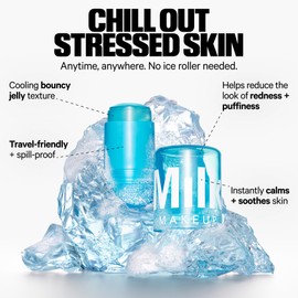 Milk Makeup Cooling Water Jelly Ice Calming Serum with Niacinamide – Reduces the Look of Puffiness + Redness for Visibly Calm Skin – Hydrating, Non-Comedogenic Serum w/Blue Light Protection – 0.46 oz