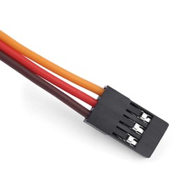 VUNIVERSUM 3 Piece 30 cm Premium JR Servo Cable Servo Cable with Female JR Graupner Compatible Connector Ends Tin-Plated 300 mm 26AWG 3PIN Connector by Mr. Modellbau® plug