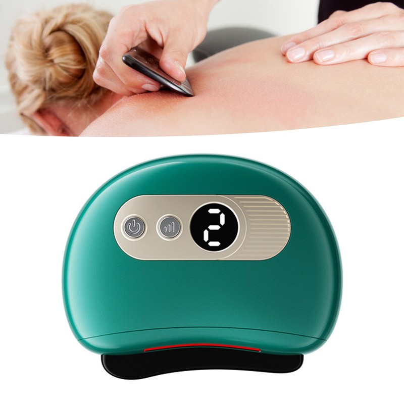 Electric Gua Sha Massager Scraping Sculpt 9 Gears Temperature Heating