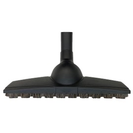 Wessel-Werk D330 Turn-and-Clean Floor Brush Vacuum Attachment with 12.5in. Soft Natural Bristle Brush for Hard Wood and Baresurfces (1 1/4 inch (32mm) Neck)